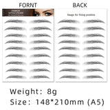 6D Waterproof Eyebrow Tattoo Stickers