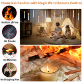 Floating LED Candle with Magic Wand