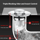 Universal Basin Pop-Up Drain Filter