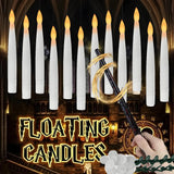 Floating LED Candle with Magic Wand