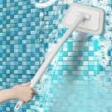2-in-1 Extendable Bathroom Scrubber with Removable Sponge Head