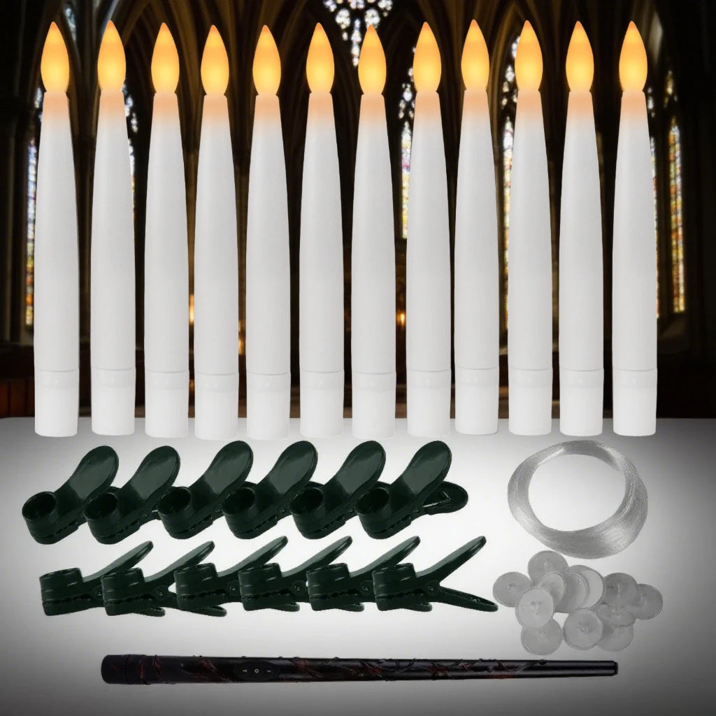 Floating LED Candle with Magic Wand