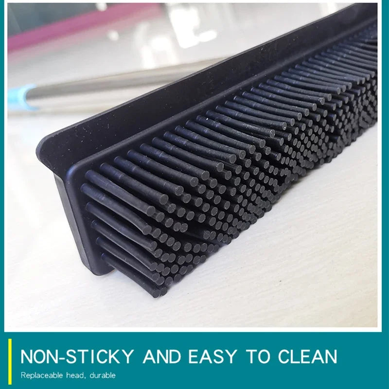 Rubber Bristle Broom — Pet Hair & Lint Remover