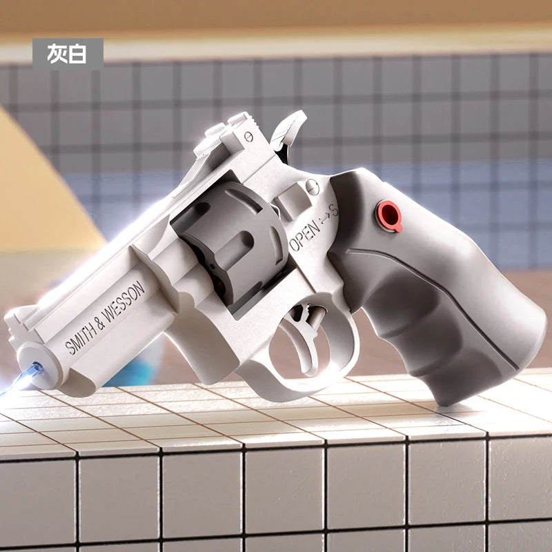 Mechanical Revolver Water Gun Toy