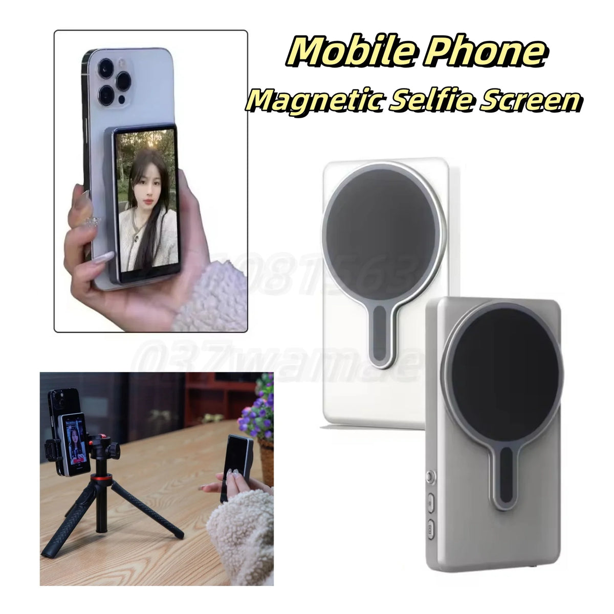 Magnetic Phone Vlog Selfie Monitor