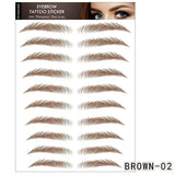 6D Waterproof Eyebrow Tattoo Stickers